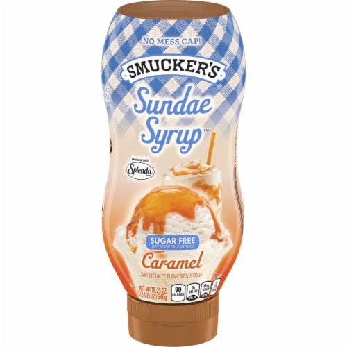Smucker's® Sugar Free Caramel Sundae Syrup Perspective: front