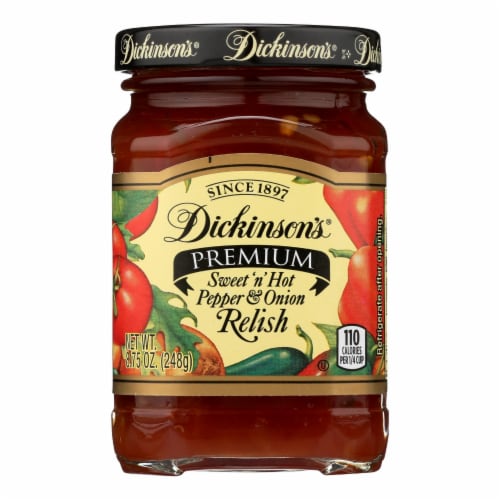 Dickinson's® Sweet 'N' Hot Pepper & Onion Relish Perspective: front
