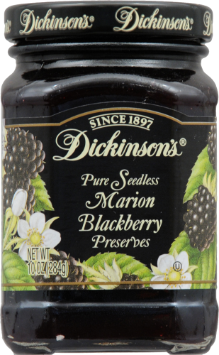 Dickinson's® Pure Seedless Marion Blackberry Preserves Perspective: front