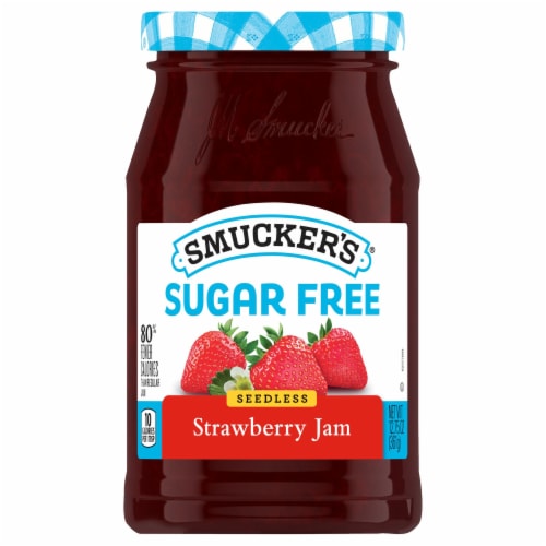 Smucker's® Sugar Free Seedless Strawberry Jam Perspective: front