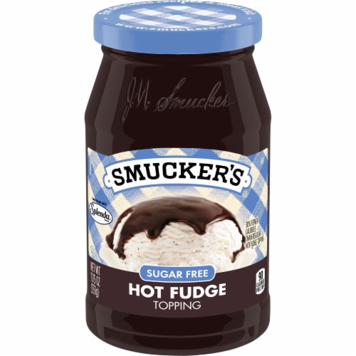 Smucker's® Sugar Free Hot Fudge Topping Perspective: front