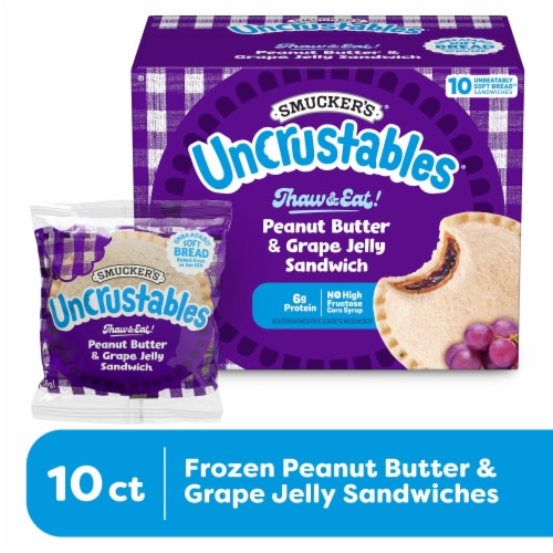 Smucker’s® Uncrustables® Peanut Butter & Grape Jelly Sandwiches