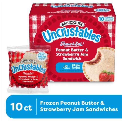 Smucker's® Uncrustables® Peanut Butter & Strawberry Jam Sandwiches