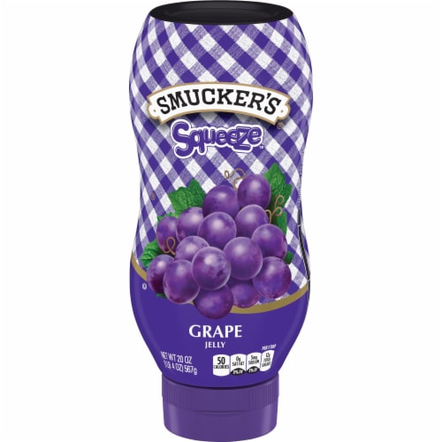 Smucker's Squeeze Grape Jelly Perspective: front