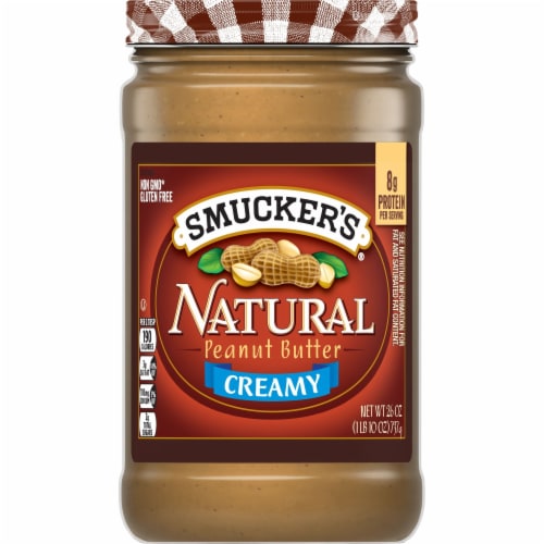 Smucker's Natural Creamy Peanut Butter Perspective: front