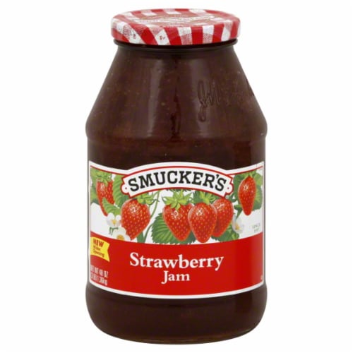 Smucker's Strawberry Jam Spread Perspective: front