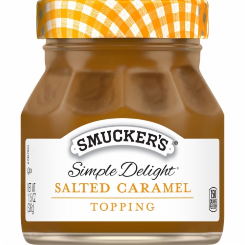 Smucker's® Simple Delight Salted Caramel Topping Perspective: front