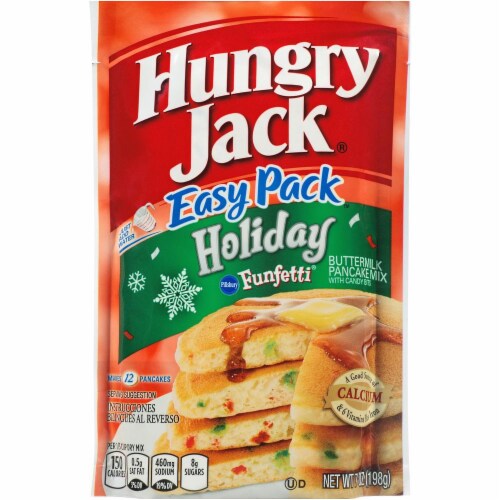 Hungry Jack Easy Pack Holiday Funfetti Buttermilk Pancake Mix, 7 oz