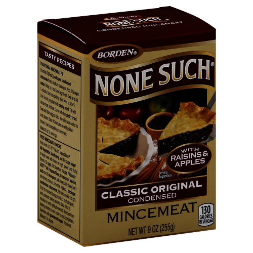 Borden None Such Classic Original Condensed Mincemeat With Raisins and Apples Perspective: front