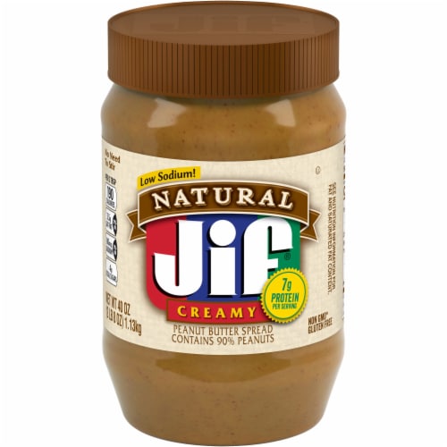 Calories in Jif Natural Creamy Peanut Butter Spread