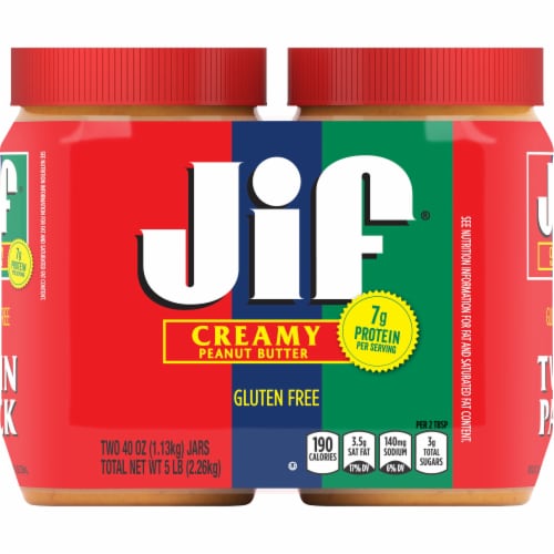 Jif® Creamy Peanut Butter Twin Pack