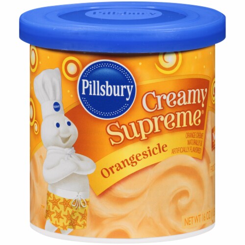 Pillsbury Creamy Supreme Orangesicle Frostng Perspective: front