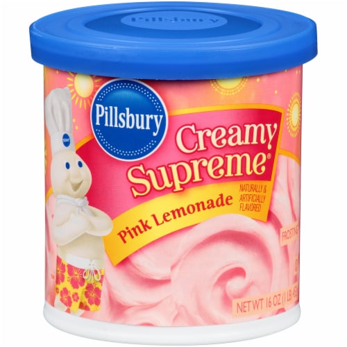 Pillsbury Pink Lemonade Frosting Perspective: front