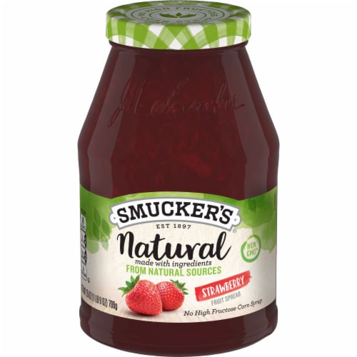 Smucker's® Natural Strawberry Fruit Spread Perspective: front