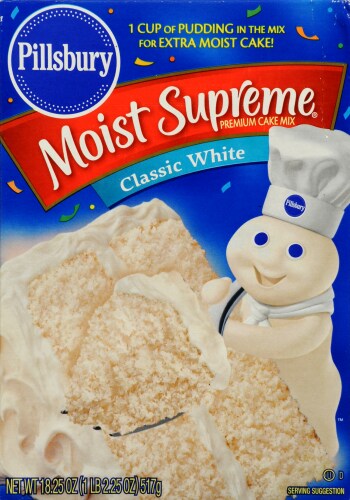 Pillsbury Moist Supreme Classic White Cake Mix Perspective: front