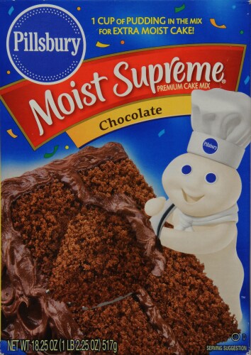 Pillsbury Moist Supreme Chocolate Cake Mix Perspective: front