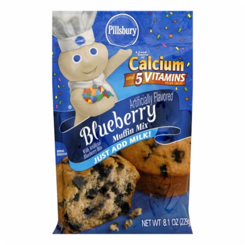 Pillsbury Blueberry Muffin Mix Perspective: front