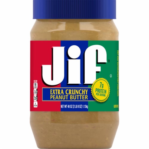 Jif® Extra Crunchy Peanut Butter Perspective: front