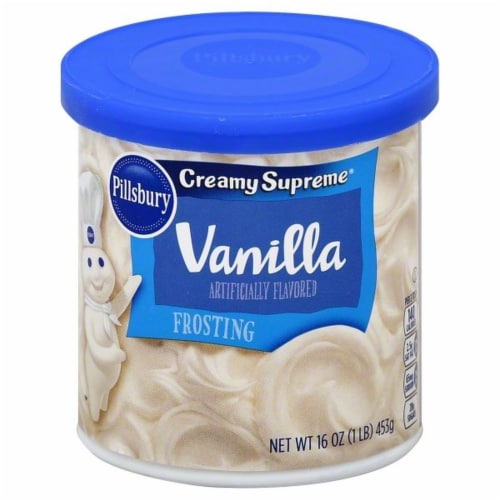 Pillsbury Creamy Supreme Vanilla Frosting Perspective: front