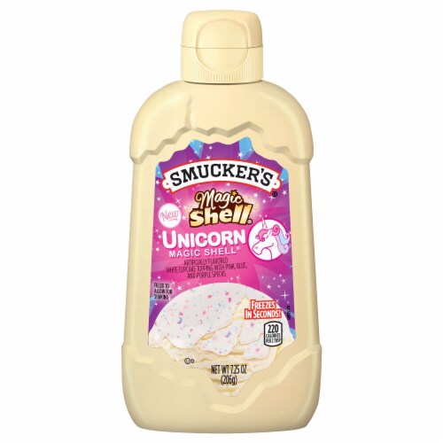 Smucker's Magic Shell Unicorn Topping Perspective: front