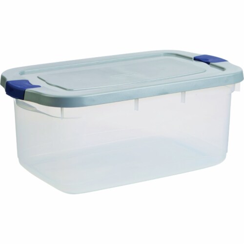 Rubbermaid 5 Pack Roughneck Clear Storage Containers Stackable Totes 50 Quart 1 Piece Foods Co