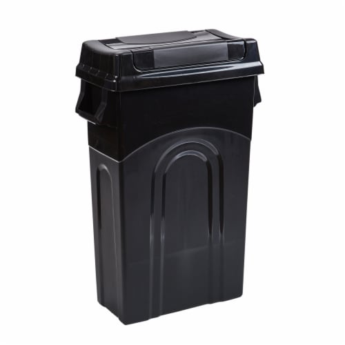 United Solutions 23 Gallon Highboy Kitchen Recycling Bin with Swing Lid,  Black, 1 Piece - Harris Teeter