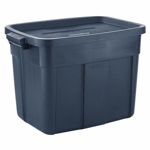 Rubbermaid Roughneck Indigo Storage Tote with Lid, 18 gal - Fry's Food  Stores