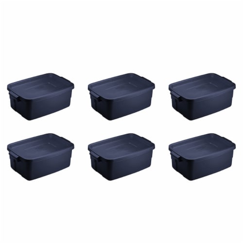 Rubbermaid Roughneck Storage Box with Lid - Indigo, 1 - Gerbes