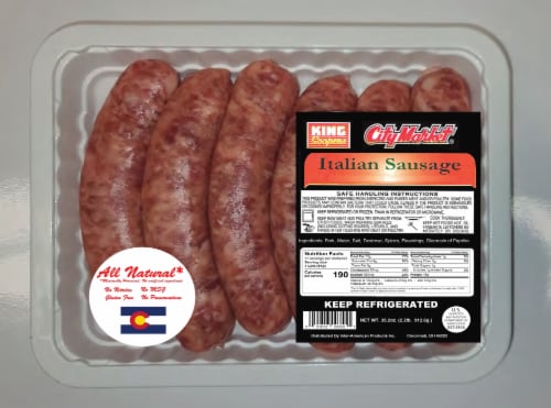 Sweet Italian Pork Sausage Links Perspective: front