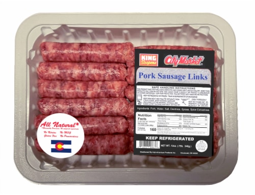 Breakfast Pork Sausage Links Perspective: front