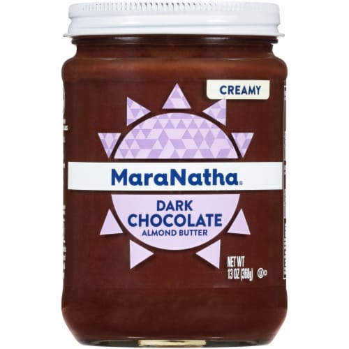 MaraNatha Creamy Dark Chocolate Almond Butter Spread Perspective: front
