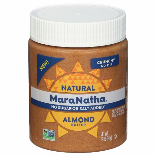MaraNatha® Crunchy California No Sugar or Salt Added Almond Butter Perspective: front