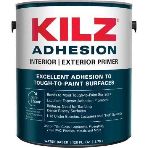Kilz 1 Gal. Interior/Exterior Water Base Adhesion Bonding Primer L211111 Perspective: front