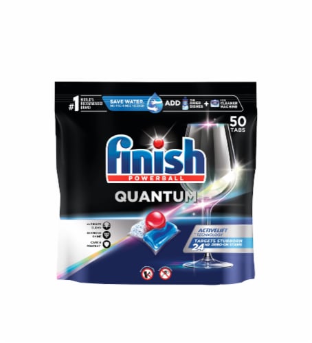 Finish Quantum Ultimate Clean & Shine Dishwasher Detergent Tablets, 50 ct -  Baker's