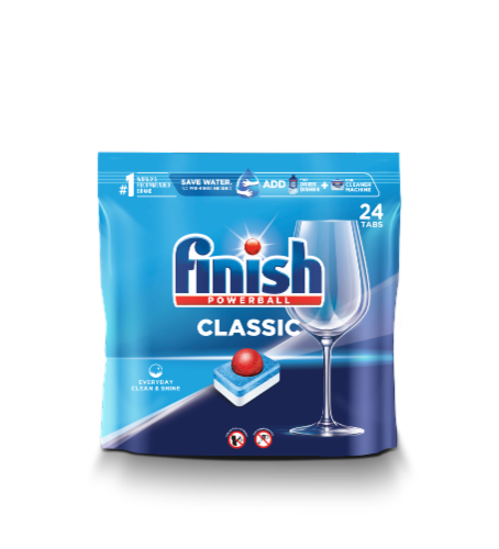 Finish Classic Diswasher Tabs Perspective: front