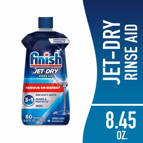 Finish Jet Dry Rinse Aid, Dishwasher Drying Agent Perspective: front
