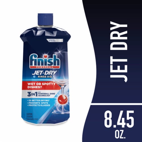 Finish® Jet-Dry Rinse Aid Perspective: front
