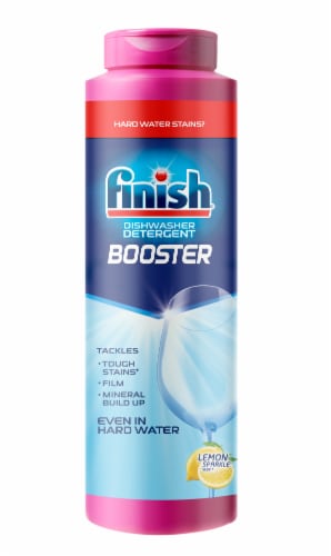 Finish® Power Up Lemon Hard Water Scented Booster Perspective: front