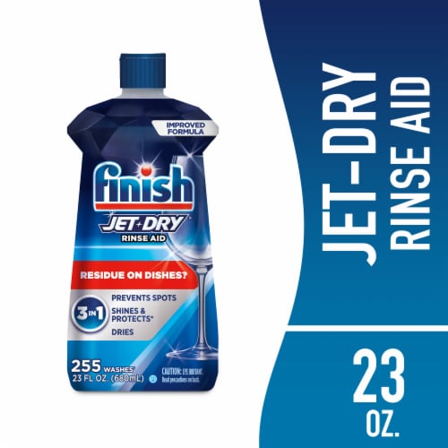 Finish Jet Dry Rinse Aid, Dishwasher Drying Agent Perspective: front