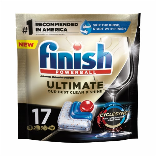 Finish Ultimate Dishwasher Detergent Tablets, 17 ct - Harris Teeter