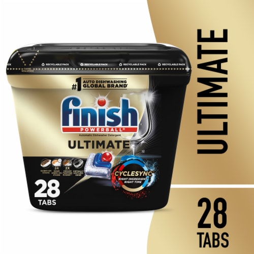 Finish Ultimate Dishwasher Detergent Tabs, 28 ct - Kroger