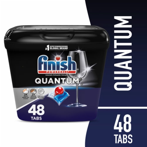 Finish Quantum Dishwasher Detergent Pods Perspective: front