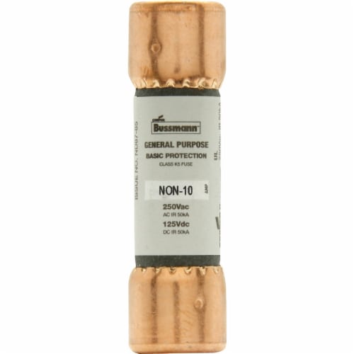 Bussmann 10A NON Cartridge General Purpose Cartridge Fuse NON-10, 1