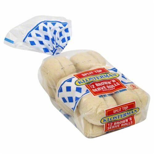 Klosterman Brown and Serve Rolls Perspective: front
