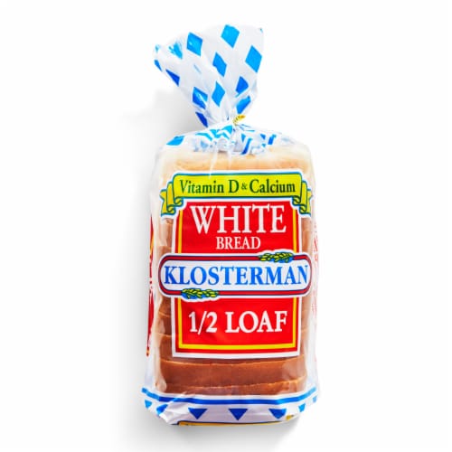 Klosterman's White 1/2 Loaf Bread Perspective: front
