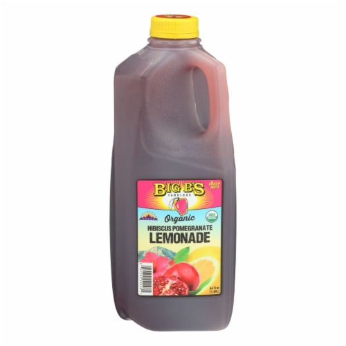 Big B's Organic Hibiscus Pomegranate Lemonade Perspective: front