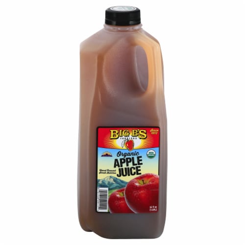 Big B's Organic Apple Juice Perspective: front