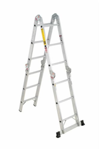 Werner 16 ft. H x 15 in. W Aluminum Articulating Ladder Type 1A