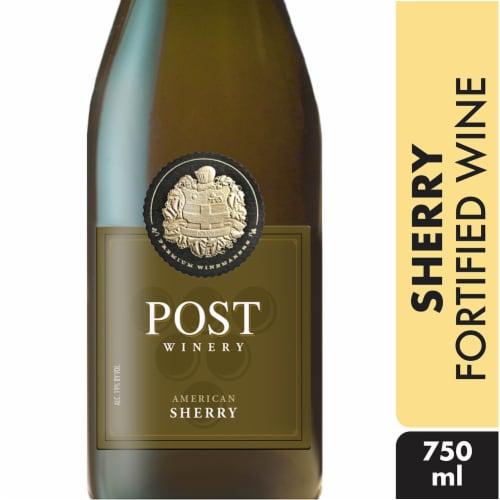 Post Familie Winery Sherry White Wine Perspective: front