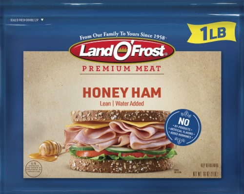 Land O' Frost® Premium Honey Ham Lunch Meat Perspective: front